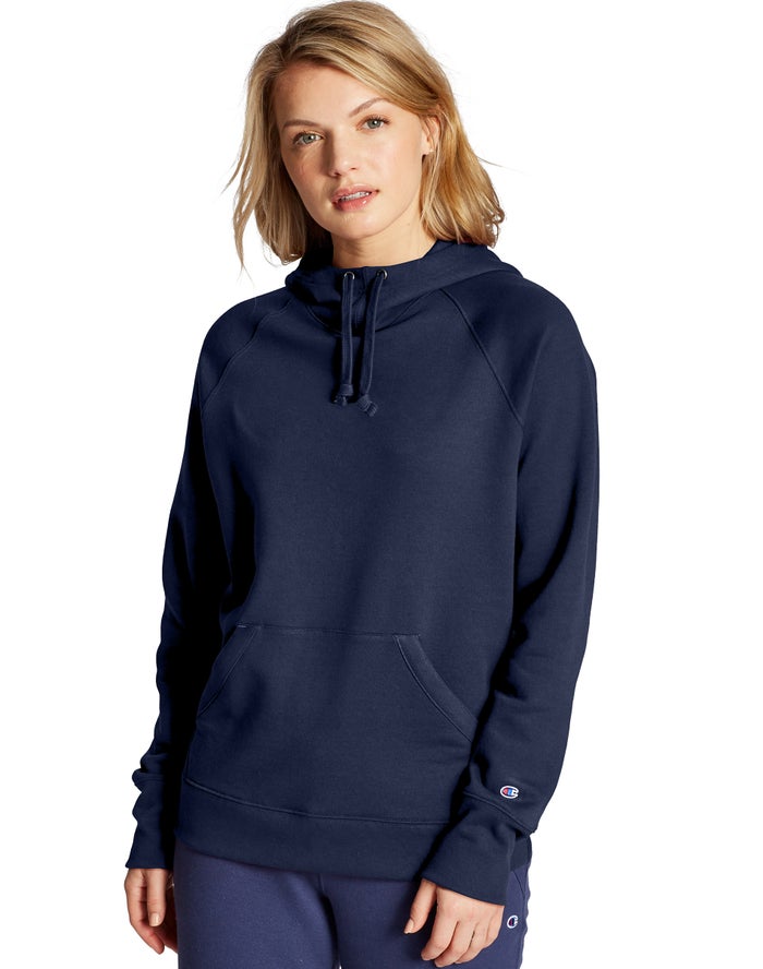 Sudadera Con Capucha Champion Mujer - Powerblend ( Azul Marino ) 8259136-ZR